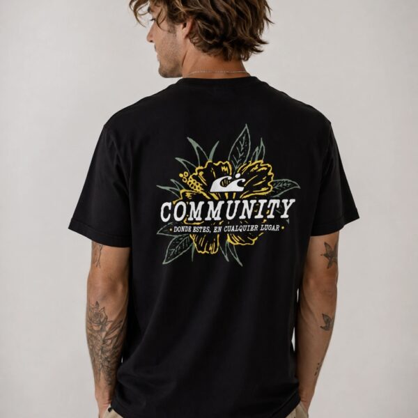 remera cmmnty "Donde estes en cualquier lugar"