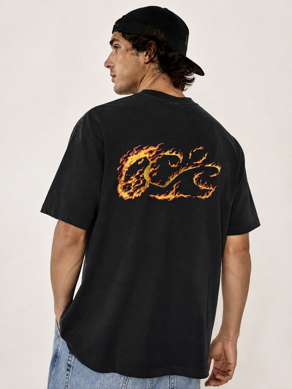 remera cmmnty "Flame Rush Black Edition"