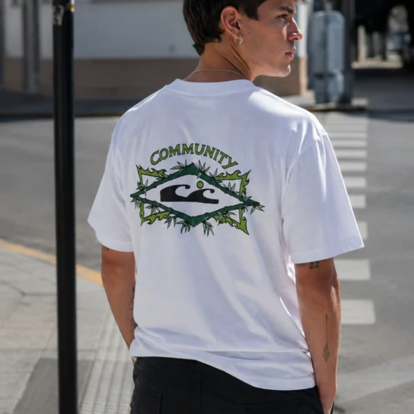 remera cmmnty "Acid green"