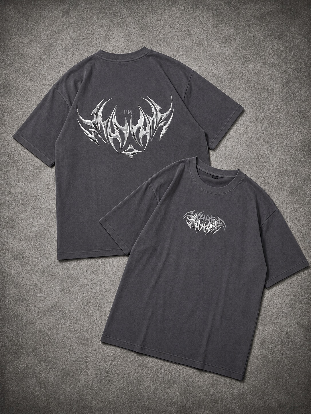 Remera Boxy Fit "Tribal Neo-Y2K"