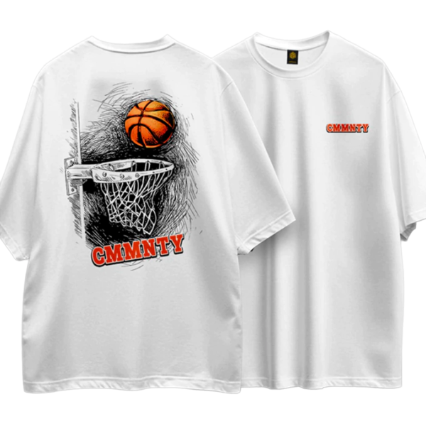 REMERA OVER "BASQUET CMMNTY"